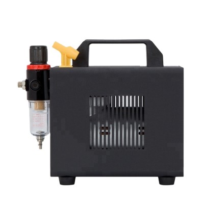 Professional Airbrush Gun With Air Compressor Unit Combined Package Clean Oil